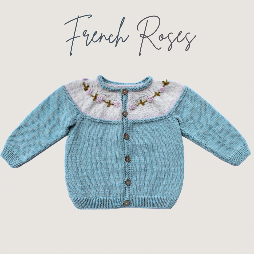 100% Merino Wool Cardigan. Handmade.