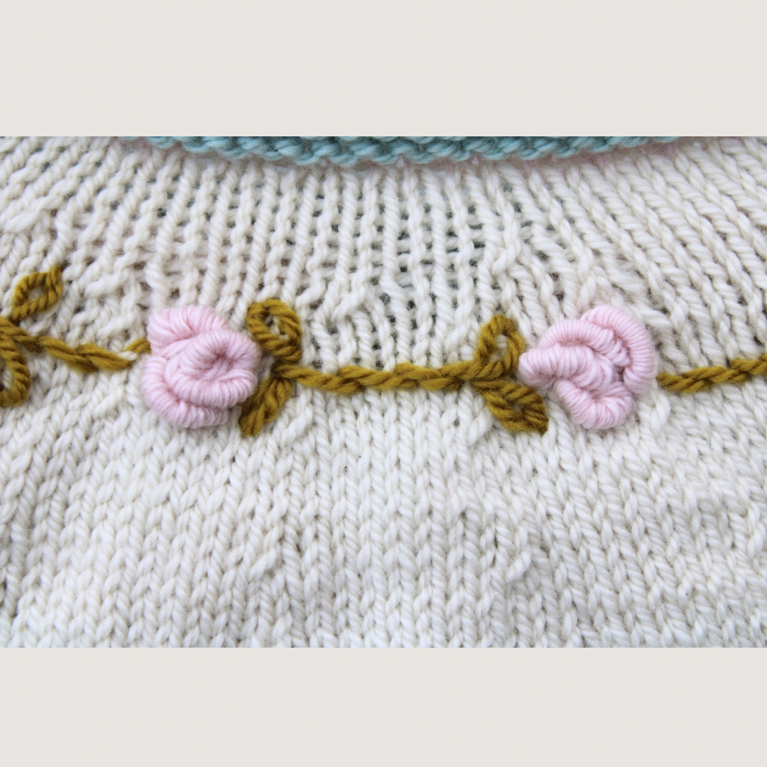 100% Merino Wool Cardigan. Handmade.