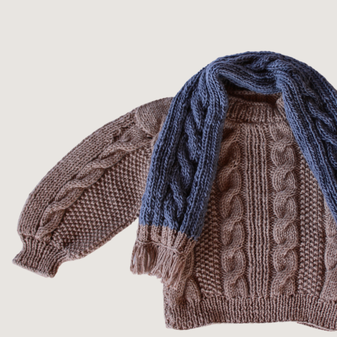 100% Merino Wool Sweater. Handmade.