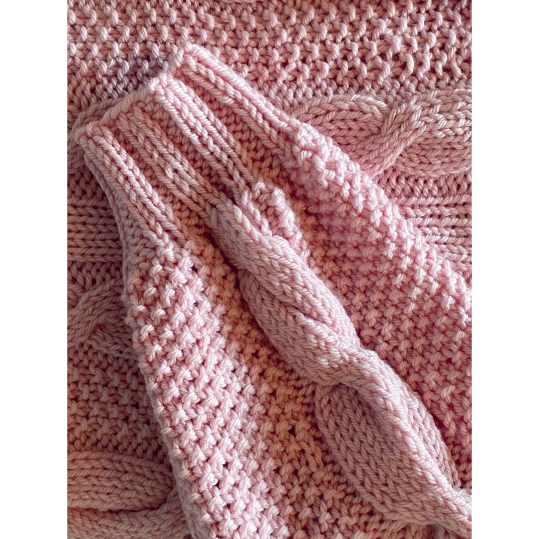 100% Merino wool sweater - Handmade