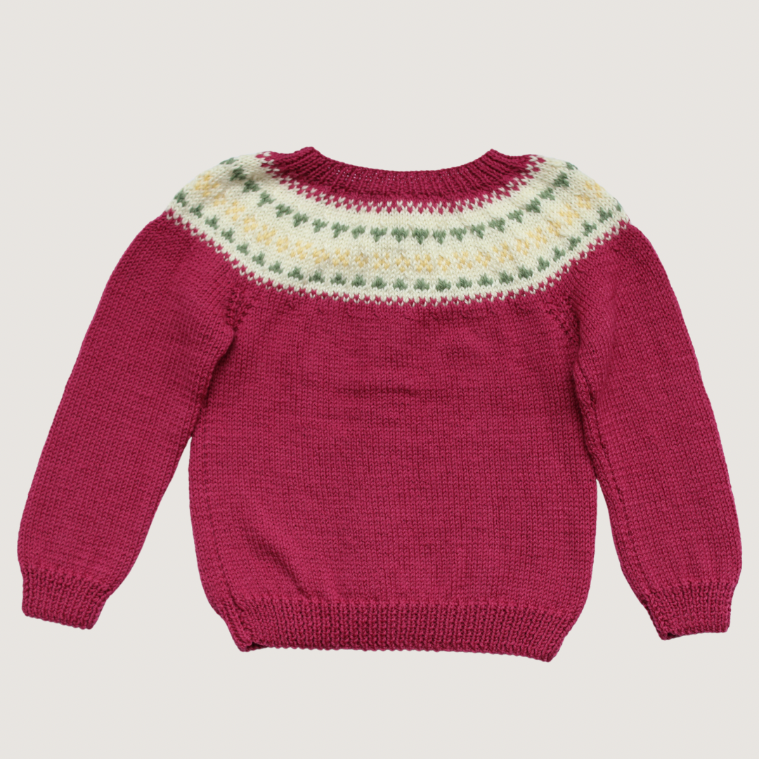 100% Merino wool Cardigan. Handmade.